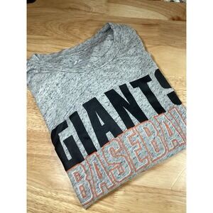 Mens Majestic San Francisco MLB Giants Baseball Short Sleeve Tee- 2XL